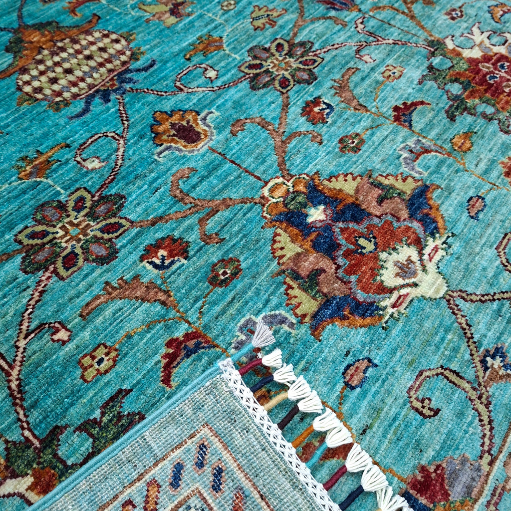 Ziegler (Chobi) / Sultani Tarzı El Dokuma Halı | 241x175 cm – 35x40 İlmek – %100 Yün – Doğal Boya – Yeni Dokuma