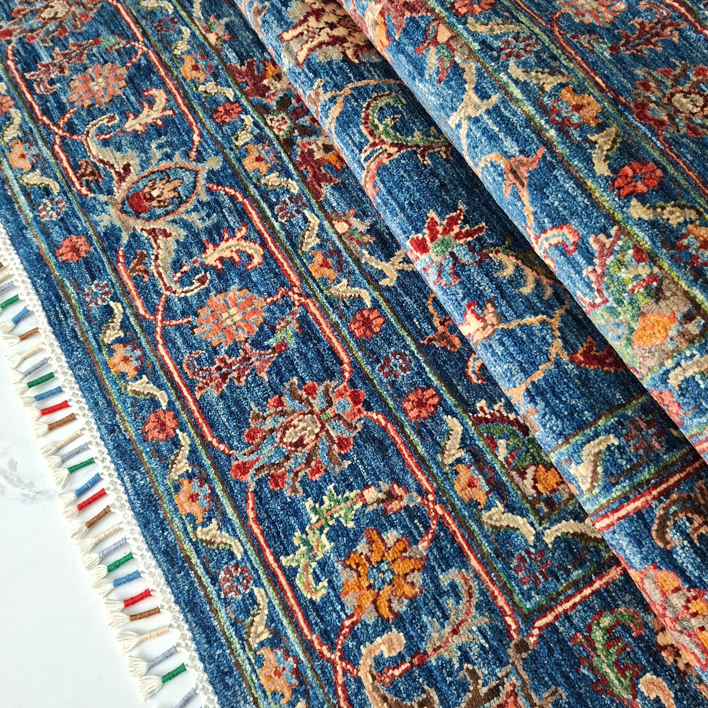 Ziegler (Chobi) El Dokuma Halı | 230x149 cm – 35x40 İlmek – %100 Yün – Doğal Boya – Yeni Dokuma