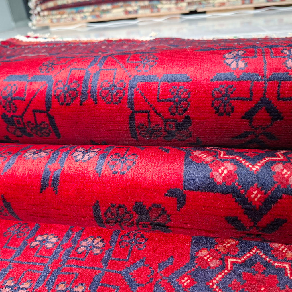 BİLİCİK (BUHARA – TEKKE TÜRKMEN) EL DOKUMA HALI | 237x168 CM – 50x50 İLMEK – %100 YÜN – DOĞAL BOYA – YENİ DOKUMA