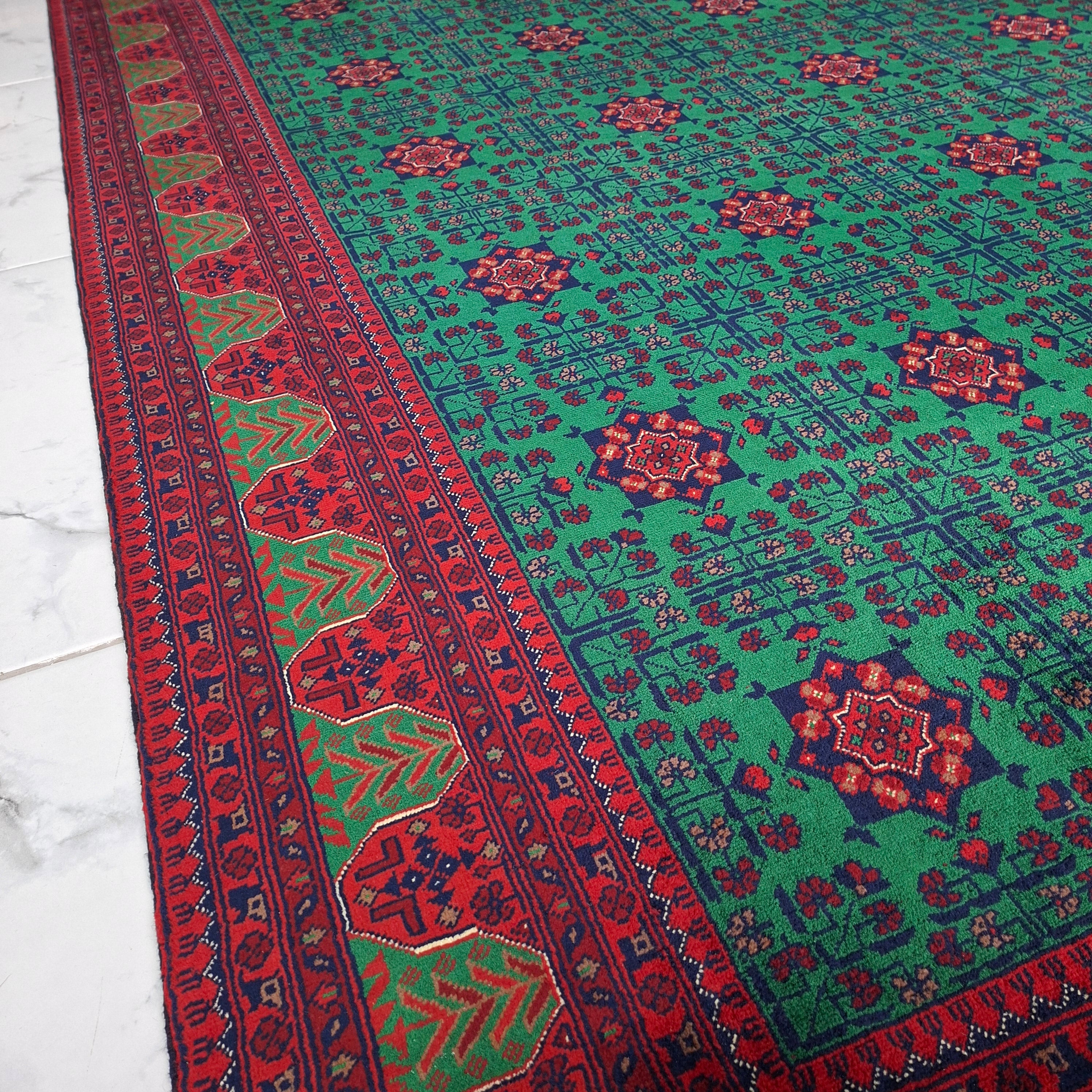 BİLİCİK (BUHARA – TEKKE TÜRKMEN) EL DOKUMA HALI | 240x167 CM – 50x50 İLMEK – %100 YÜN – DOĞAL BOYA – YENİ DOKUMA