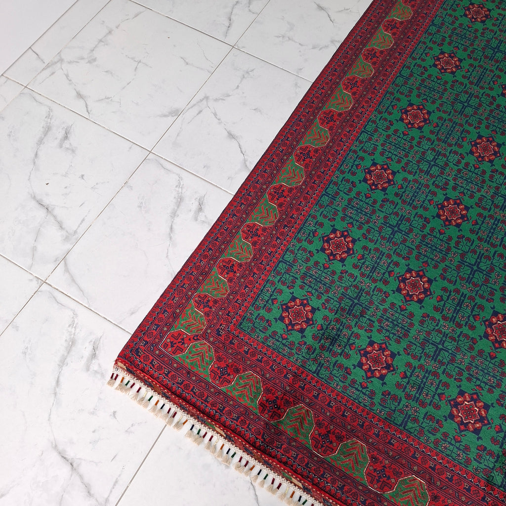 BİLİCİK (BUHARA – TEKKE TÜRKMEN) EL DOKUMA HALI | 240x167 CM – 50x50 İLMEK – %100 YÜN – DOĞAL BOYA – YENİ DOKUMA