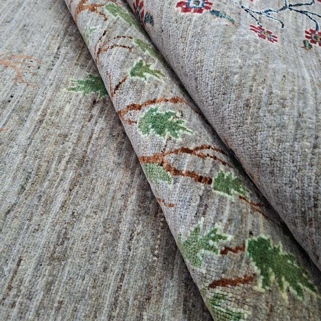 GABBEH (AĞAÇLI – FİGÜRLÜ) EL DOKUMA HALI | 306x209 CM – 35x40 İLMEK – %100 YÜN – DOĞAL BOYA – YENİ DOKUMA