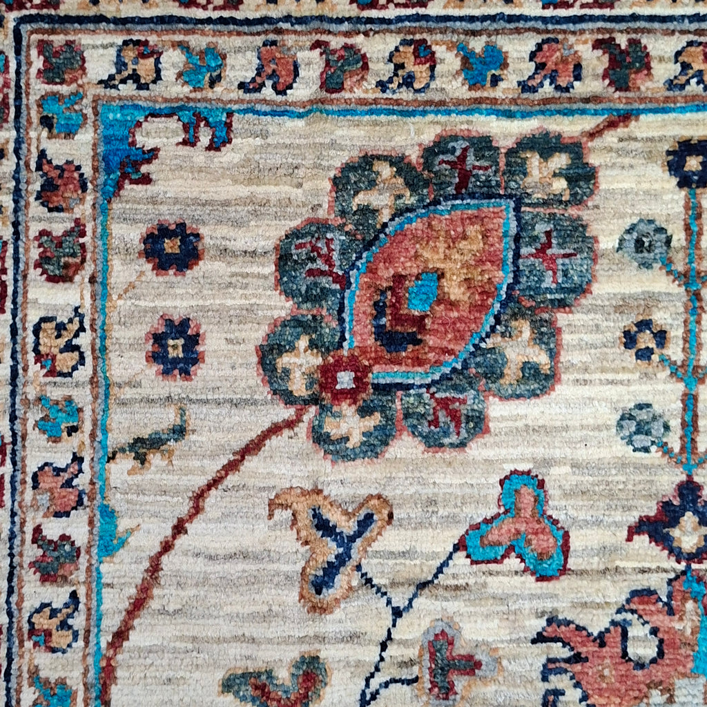 ZIEGLER (CHOBI) EL DOKUMA HALI | 296x201 CM – 35x40 İLMEK – %100 YÜN – DOĞAL BOYA – YENİ DOKUMA