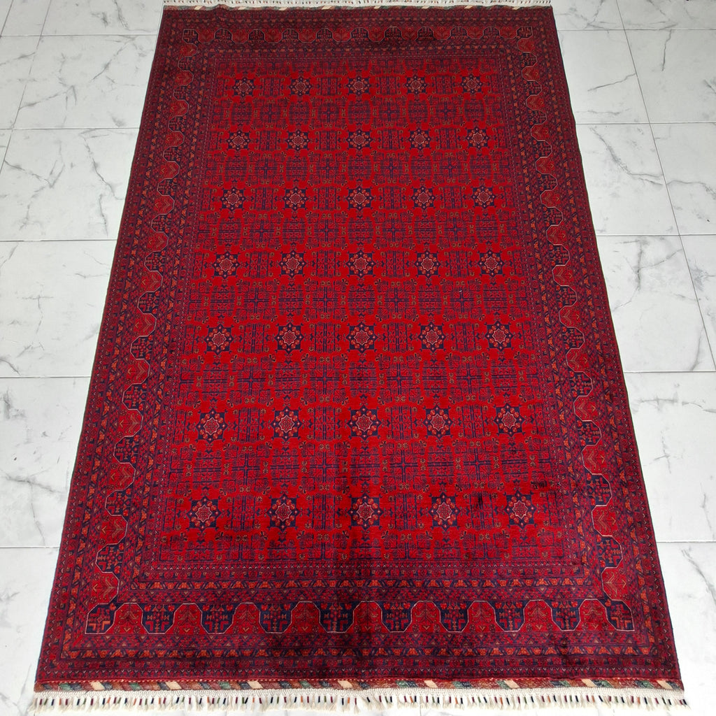 BİLİCİK(BUHARA TEKKE TÜRKMEN) EL DOKUMA HALI – 50x50 İLMEK – %100 YÜN – DOĞAL BOYA – AFGAN HALISI – YENİ DOKUMA