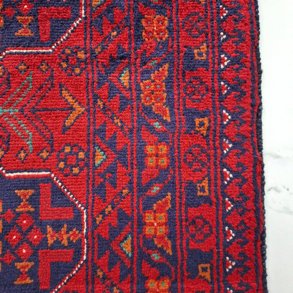 BİLİCİK(BUHARA TEKKE TÜRKMEN) EL DOKUMA HALI – 50x50 İLMEK – %100 YÜN – DOĞAL BOYA – AFGAN HALISI – YENİ DOKUMA