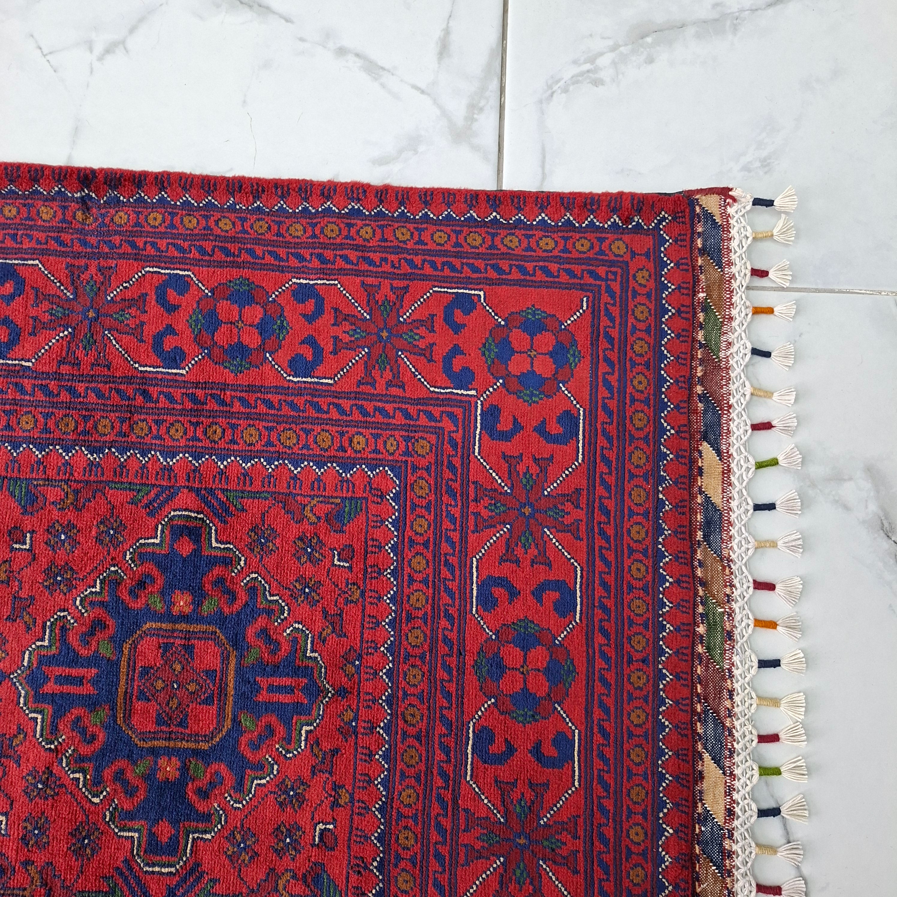 BİLİCİK(BUHARA TEKKE TÜRKMEN) EL DOKUMA HALI – 50x50 İLMEK – %100 YÜN – DOĞAL BOYA – AFGAN HALISI – YENİ DOKUMA