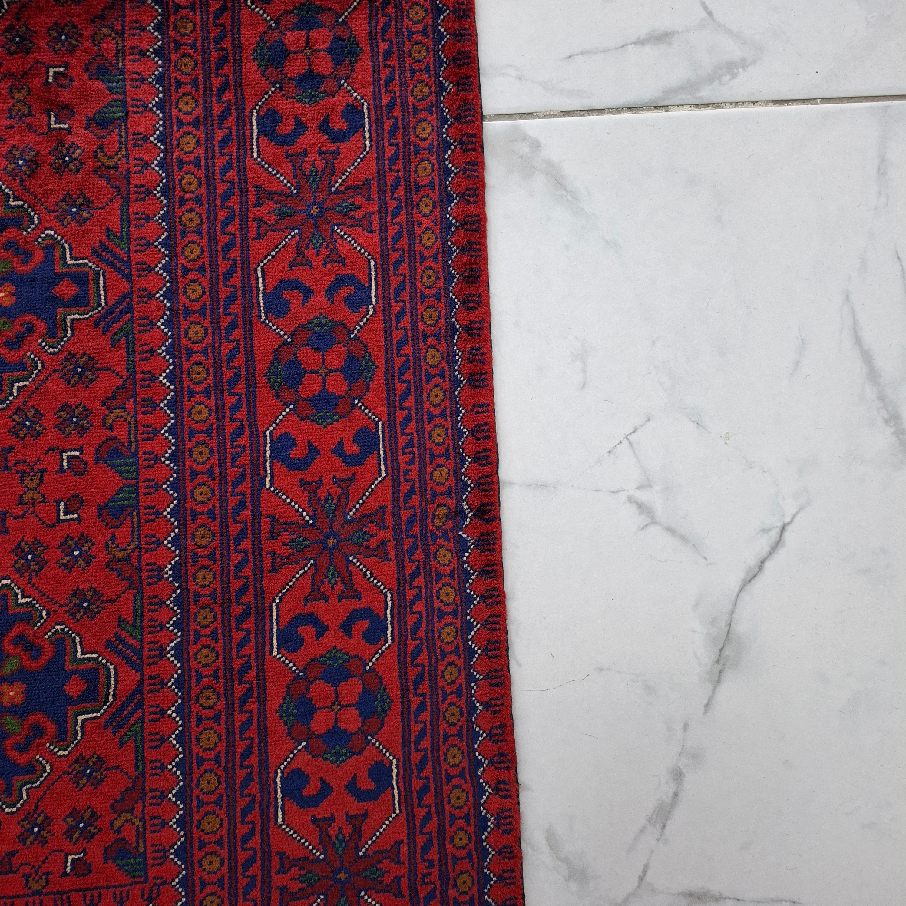 BİLİCİK(BUHARA TEKKE TÜRKMEN) EL DOKUMA HALI – 50x50 İLMEK – %100 YÜN – DOĞAL BOYA – AFGAN HALISI – YENİ DOKUMA