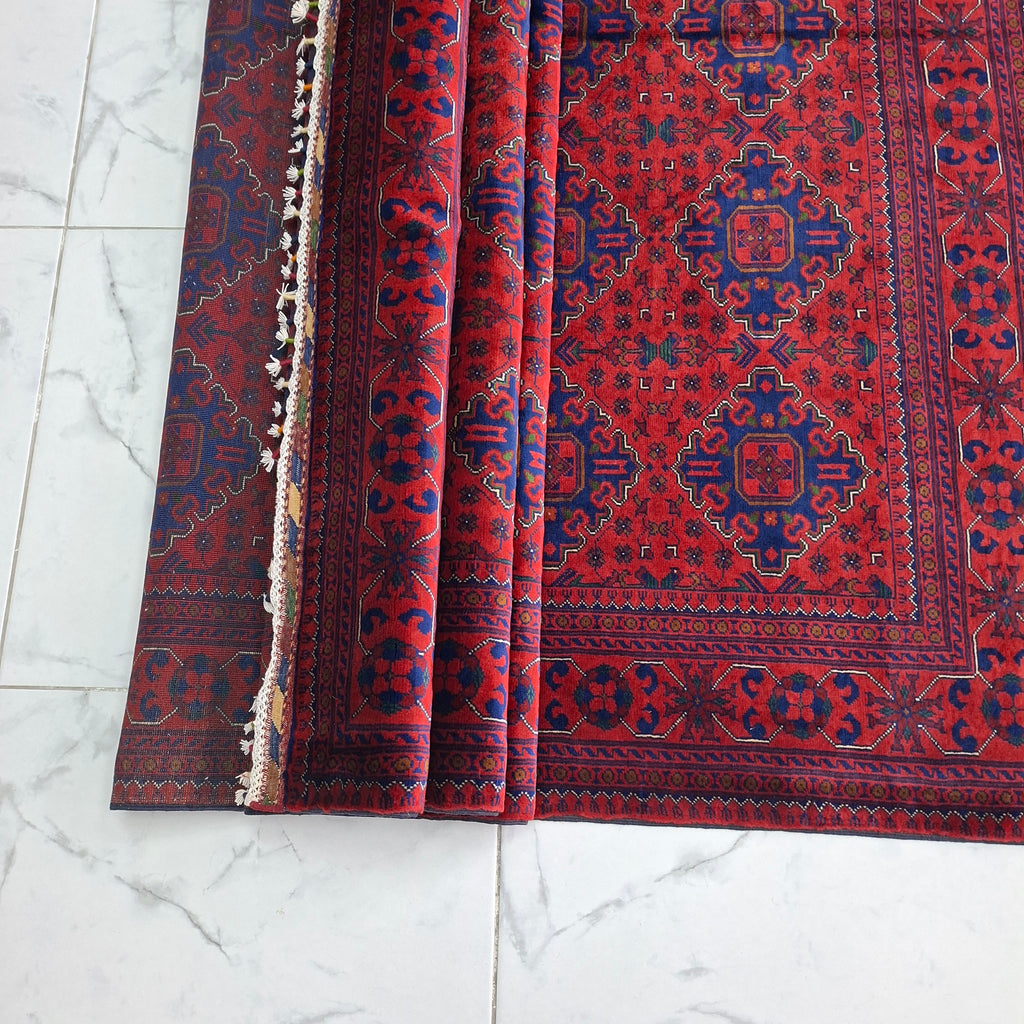 BİLİCİK(BUHARA TEKKE TÜRKMEN) EL DOKUMA HALI – 50x50 İLMEK – %100 YÜN – DOĞAL BOYA – AFGAN HALISI – YENİ DOKUMA