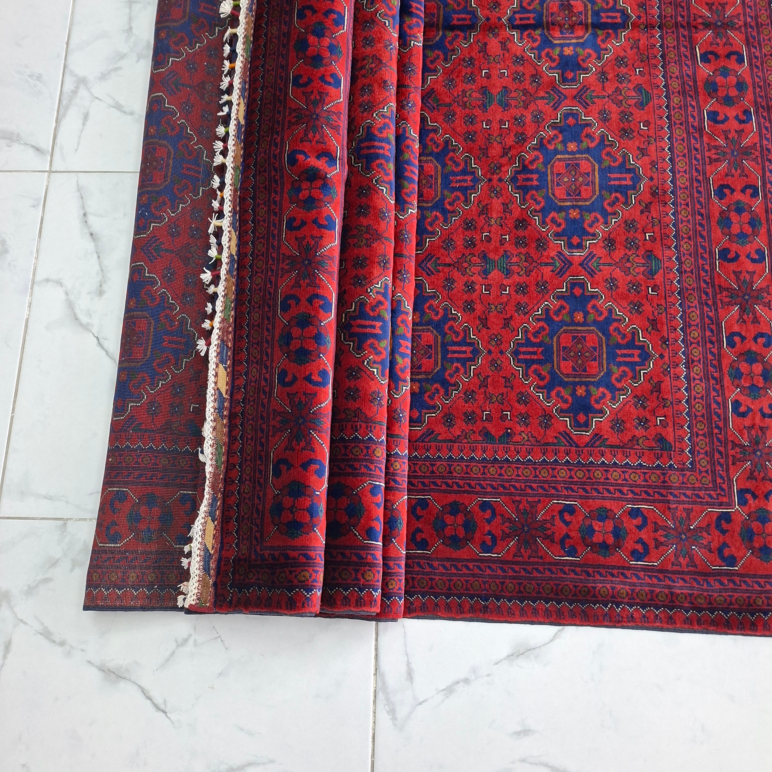 BİLİCİK(BUHARA TEKKE TÜRKMEN) EL DOKUMA HALI – 50x50 İLMEK – %100 YÜN – DOĞAL BOYA – AFGAN HALISI – YENİ DOKUMA