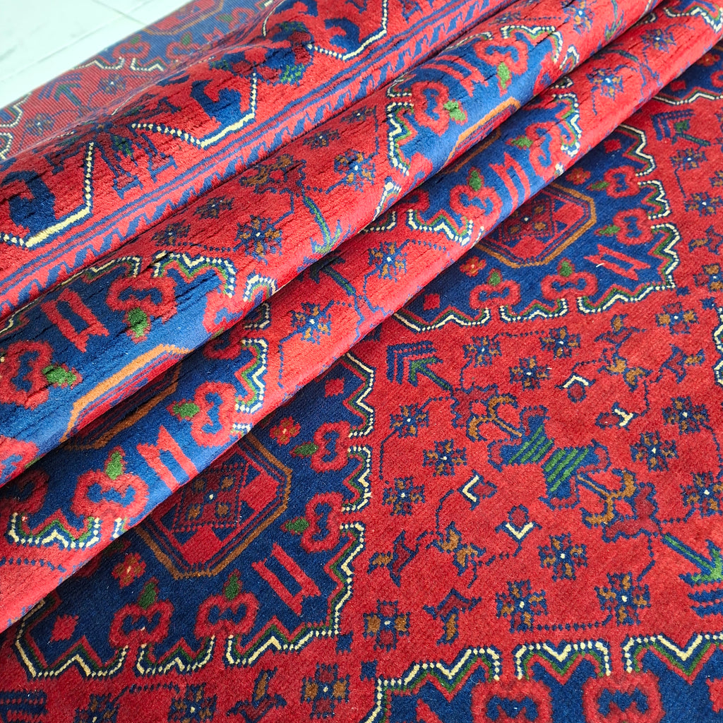 BİLİCİK(BUHARA TEKKE TÜRKMEN) EL DOKUMA HALI – 50x50 İLMEK – %100 YÜN – DOĞAL BOYA – AFGAN HALISI – YENİ DOKUMA