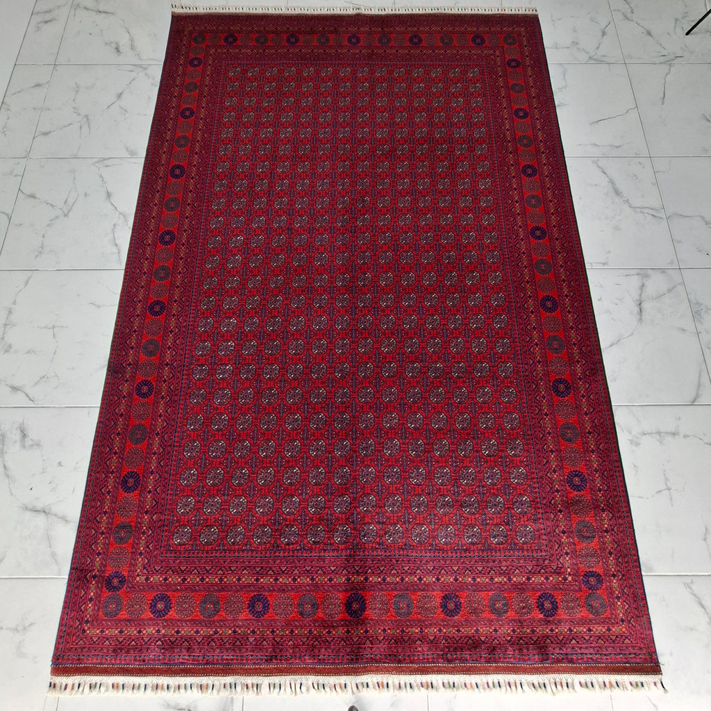 BİLİCİK-MAVRU (MAURI / MOURI) EL DOKUMA HALI – 50x50 İLMEK – %100 YÜN – DOĞAL BOYA – AFGAN HALISI – YENİ DOKUMA