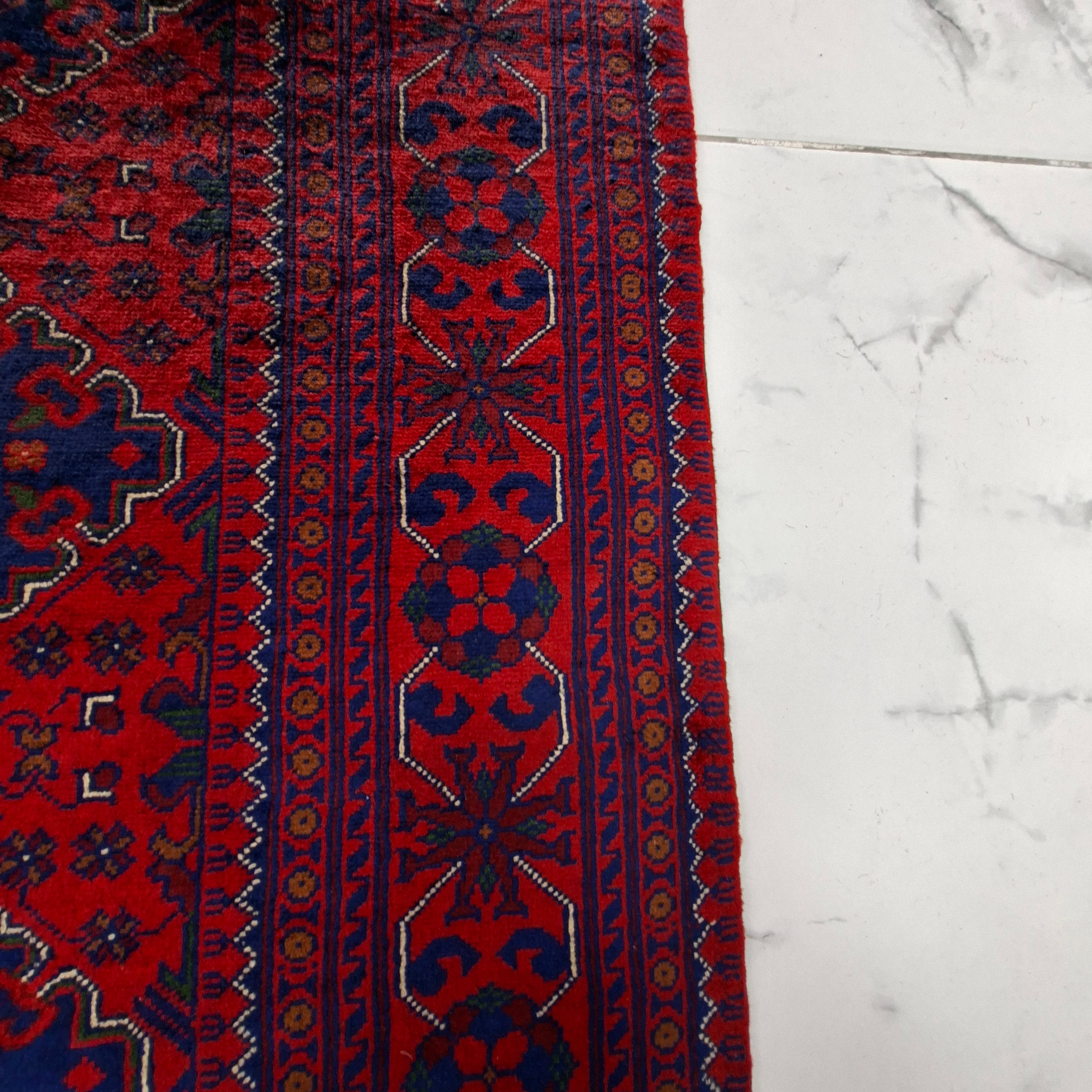 BİLİCİK – MAVRU (MAURI / MOURI) EL DOKUMA HALI – 50x50 İLMEK – %100 YÜN – DOĞAL BOYA – AFGAN HALISI – YENİ DOKUMA