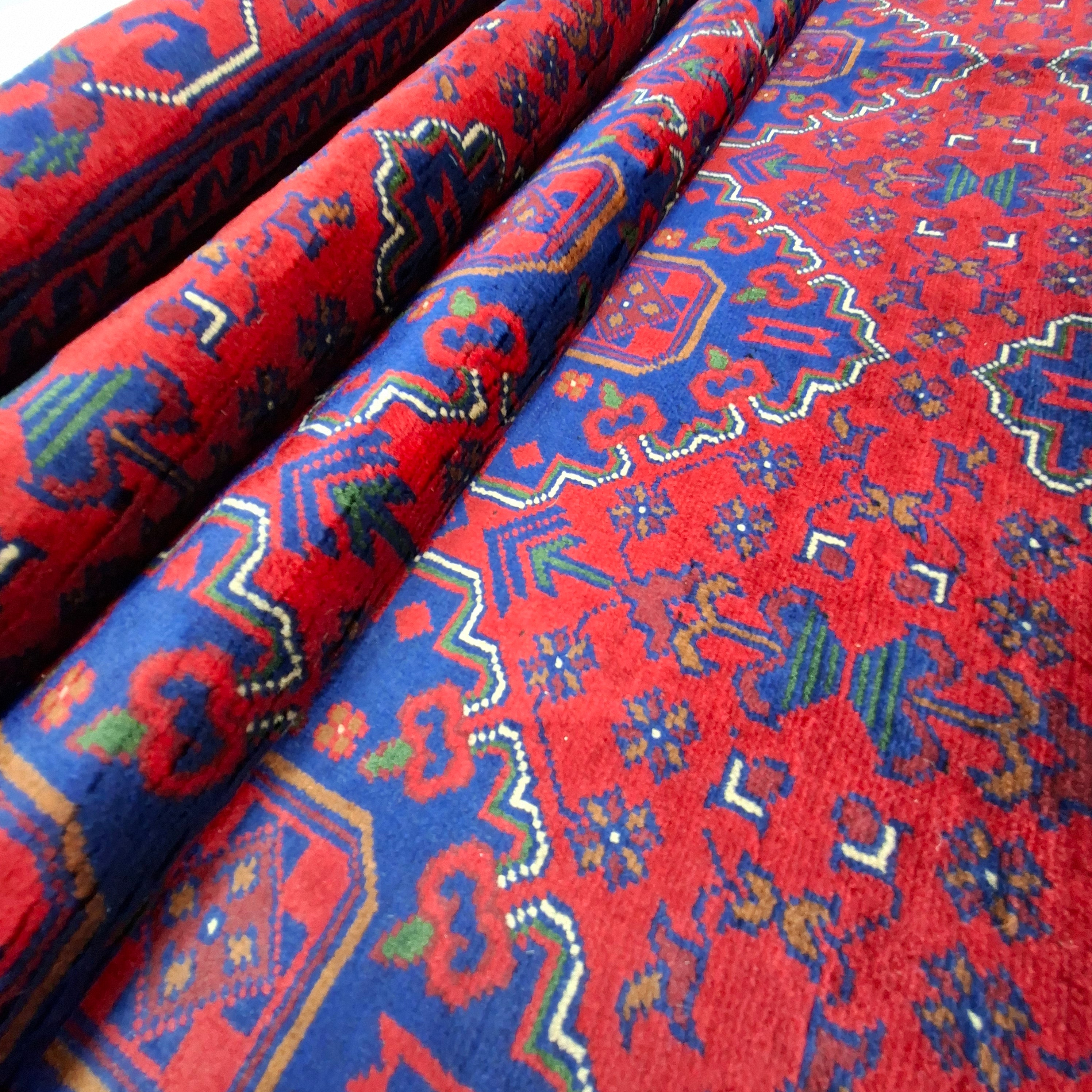 BİLİCİK – MAVRU (MAURI / MOURI) EL DOKUMA HALI – 50x50 İLMEK – %100 YÜN – DOĞAL BOYA – AFGAN HALISI – YENİ DOKUMA