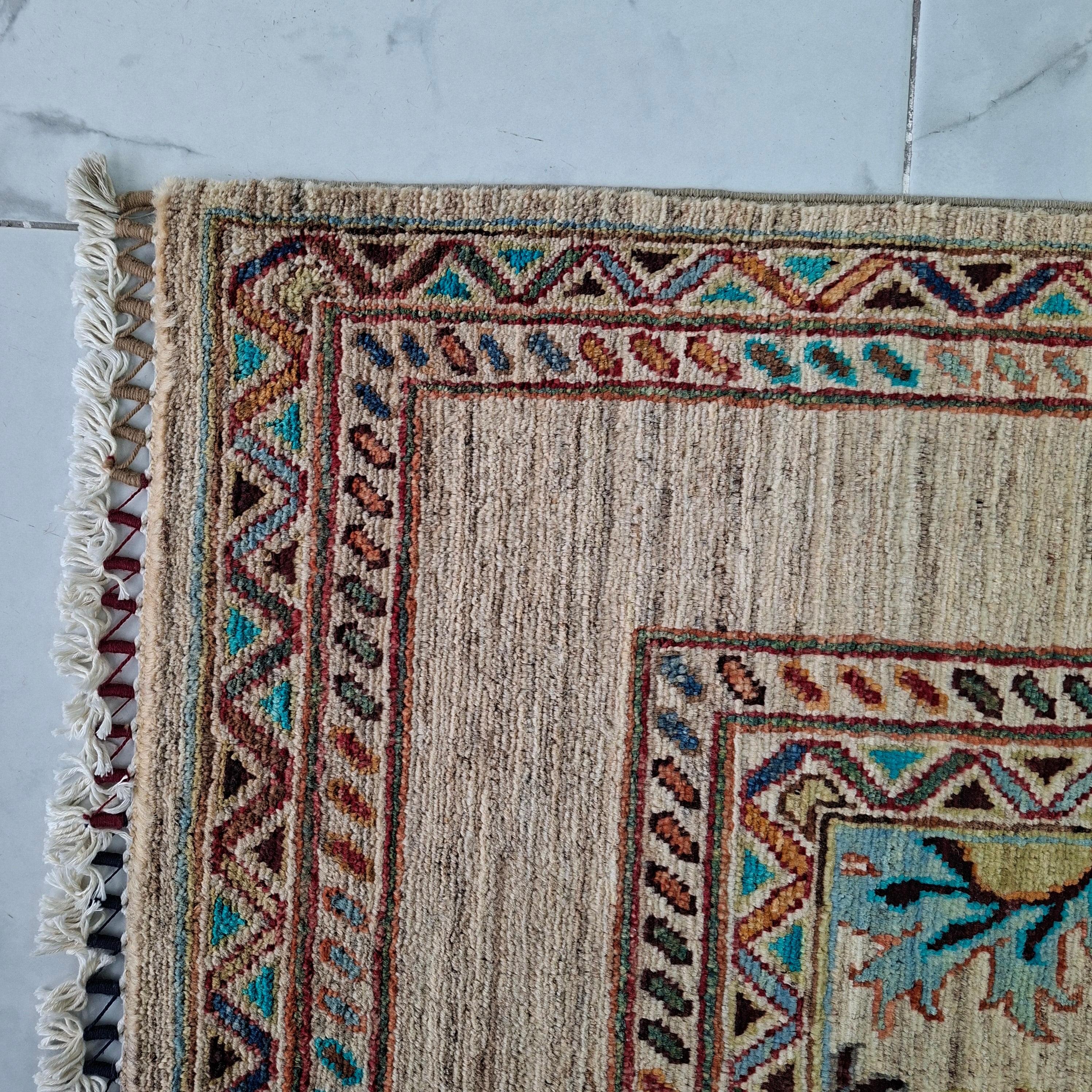 Ziegler (Chobi) – El Dokuma Halı – 35x40 İlmek – %100 Yün – Doğal Boya – Afgan Halısı – Yeni Dokuma