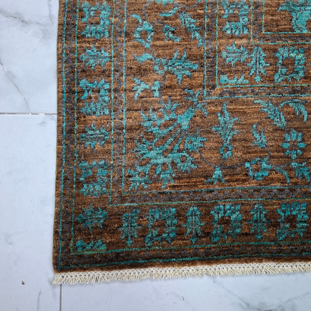 Ziegler (Chobi) – El Dokuma Halı – 35x40 İlmek – %100 Yün – Doğal Boya – Afgan Halısı – Yeni Dokuma