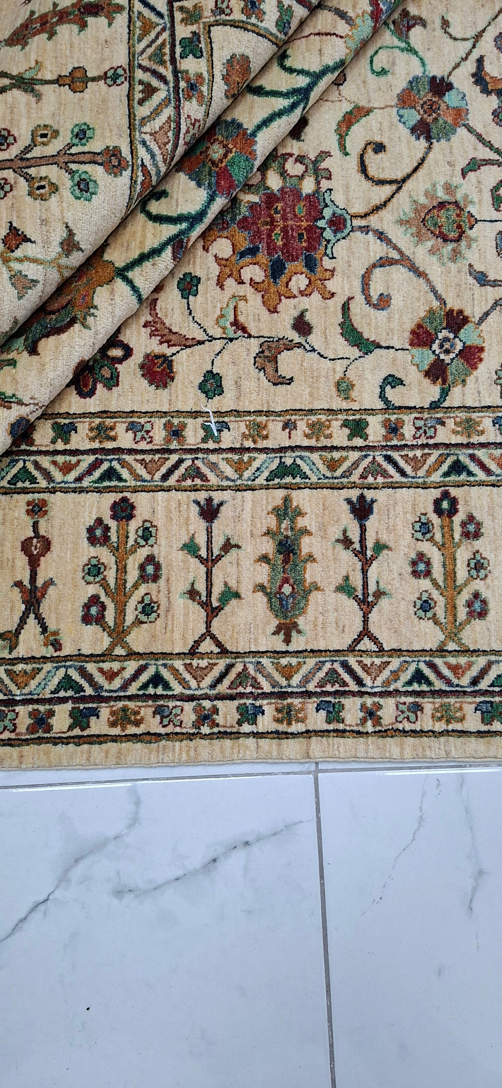 Ziegler (Chobi) – El Dokuma Halı – 35x40 İlmek – %100 Yün – Doğal Boya – Afgan Halısı – Yeni Dokuma