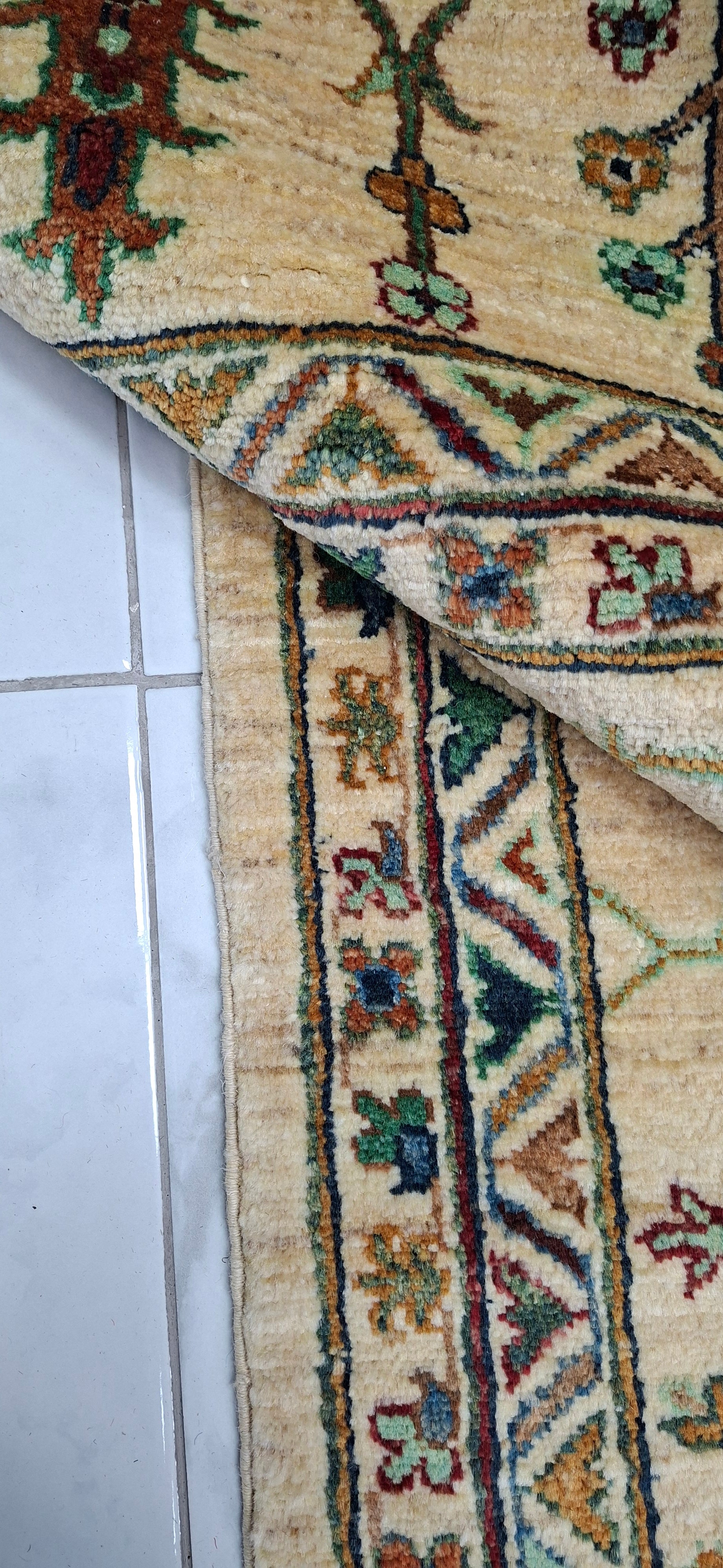 Ziegler (Chobi) – El Dokuma Halı – 35x40 İlmek – %100 Yün – Doğal Boya – Afgan Halısı – Yeni Dokuma