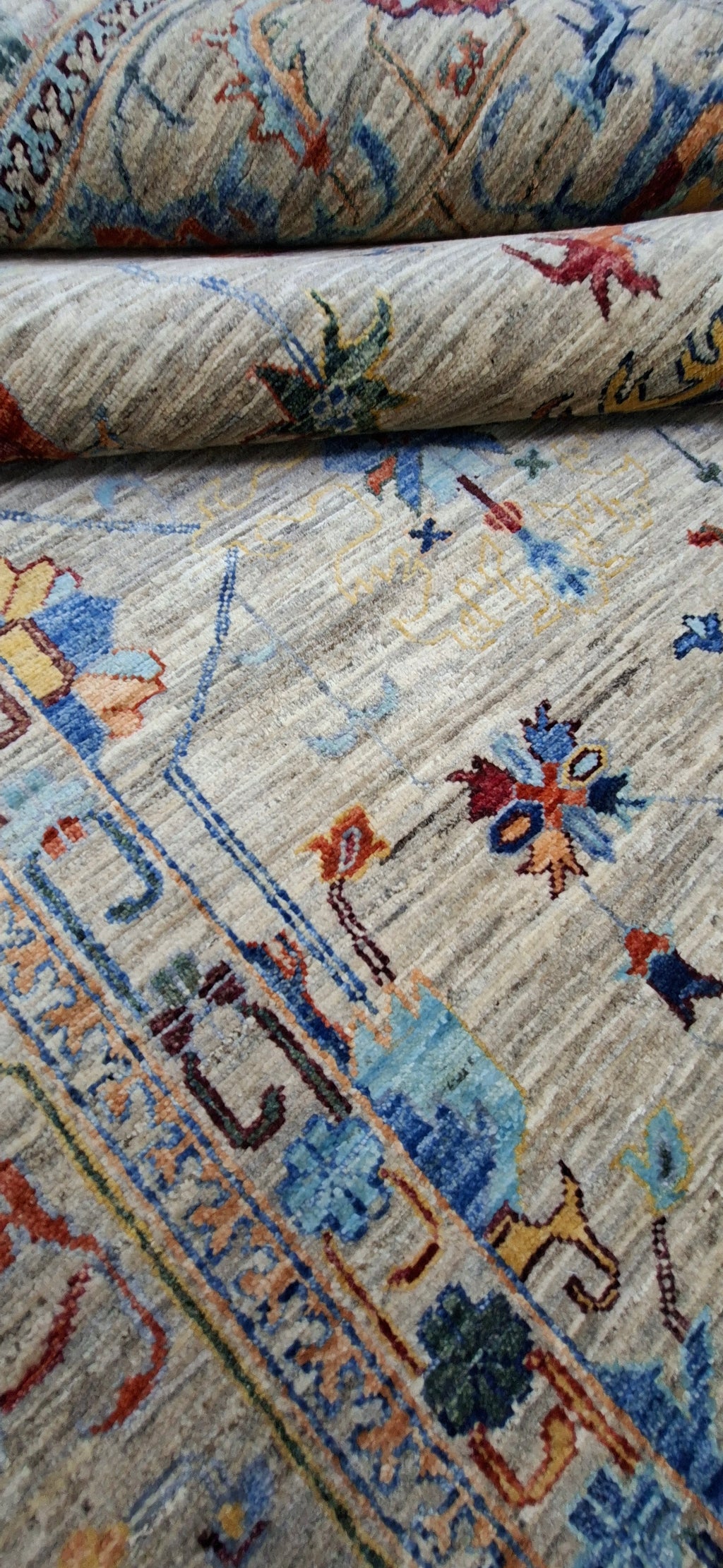 Ziegler (Chobi) – El Dokuma Halı – 35x40 İlmek – %100 Yün – Doğal Boya – Afgan Halısı – Yeni Dokuma