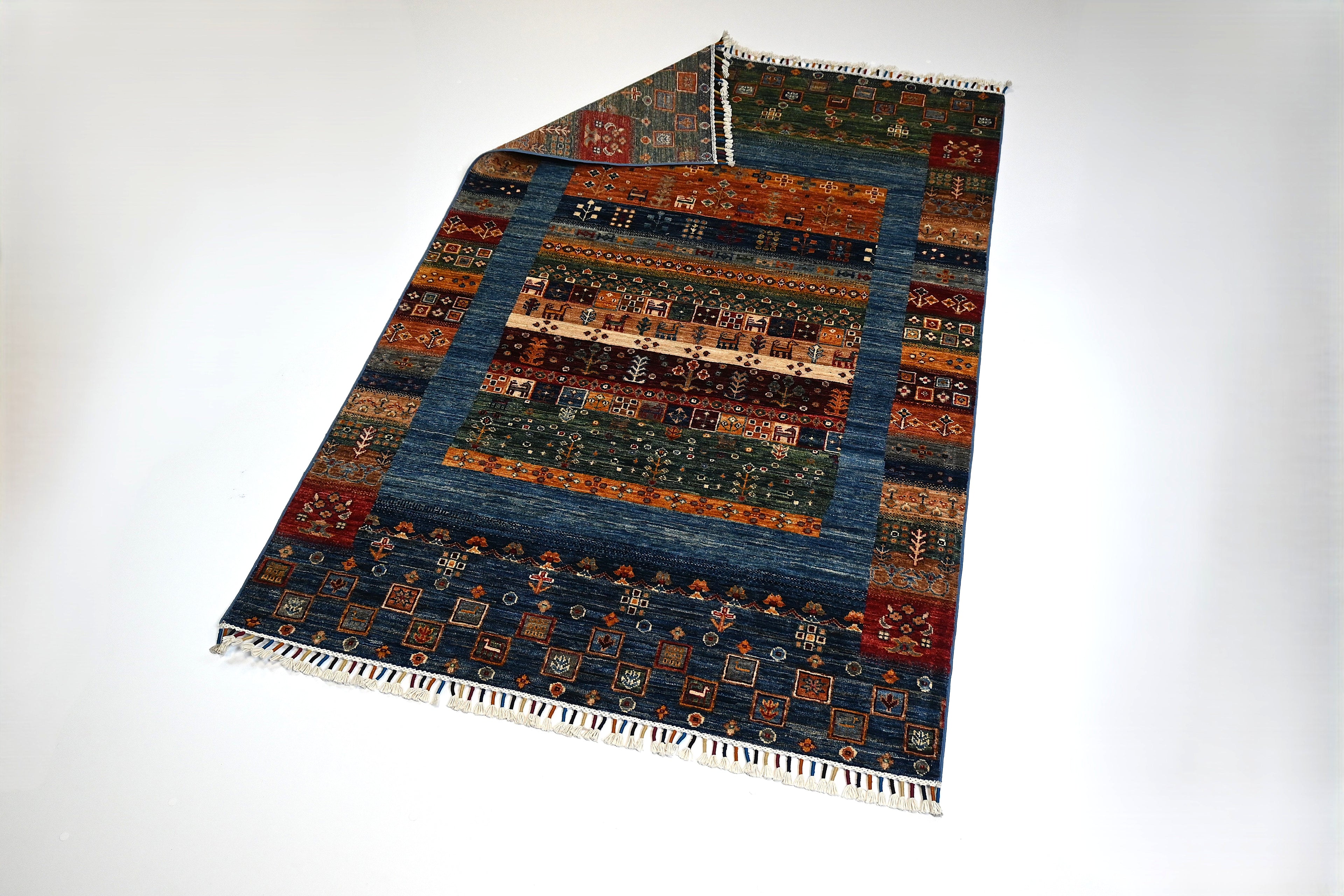 Sultani Halı | %100 El Dokuma Afgan Halısı | Doğal Yün – Doğal Boya – Antibakteriyel | Otantik Yeni Dokuma