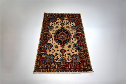 Sultani El Dokuma Halı | 182x116 cm | 35x40 İnce İlmek | %100 Yün – Doğal Kök Boya – Yeni Dokuma
