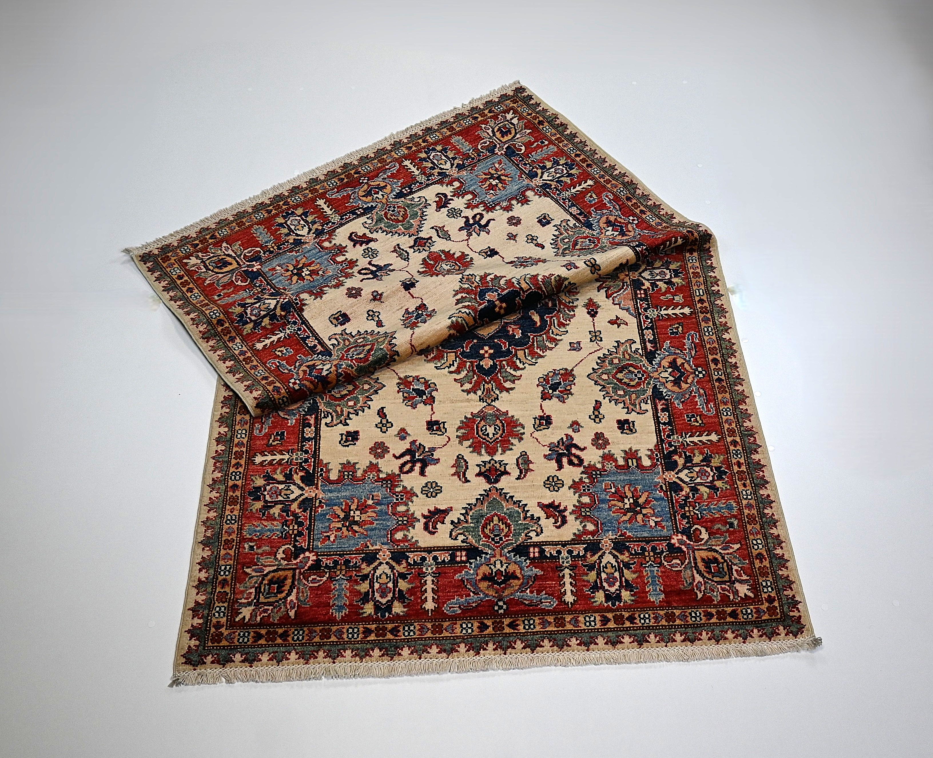 Sultani El Dokuma Halı | 182x116 cm | 35x40 İnce İlmek | %100 Yün – Doğal Kök Boya – Yeni Dokuma