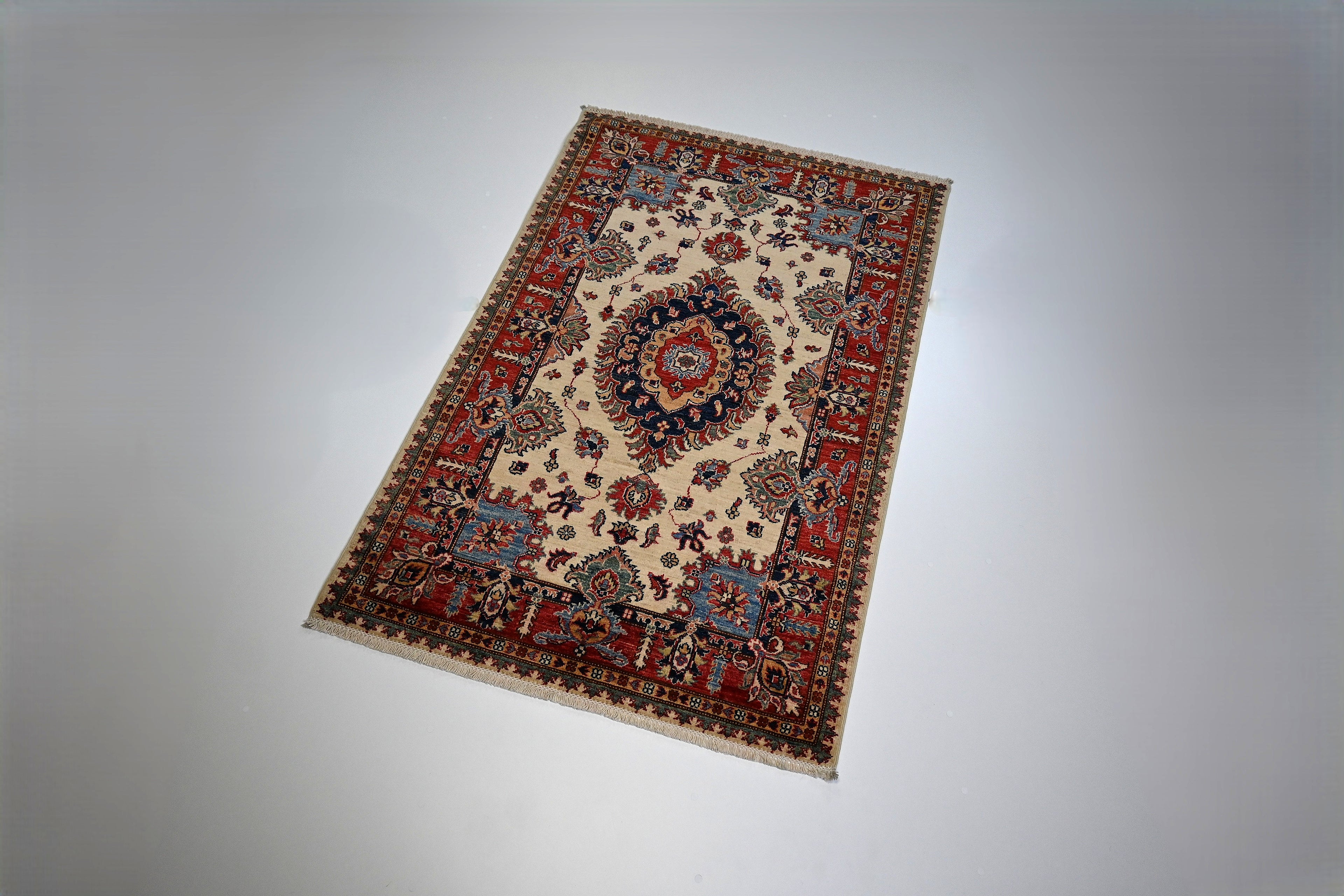 Sultani El Dokuma Halı | 182x116 cm | 35x40 İnce İlmek | %100 Yün – Doğal Kök Boya – Yeni Dokuma