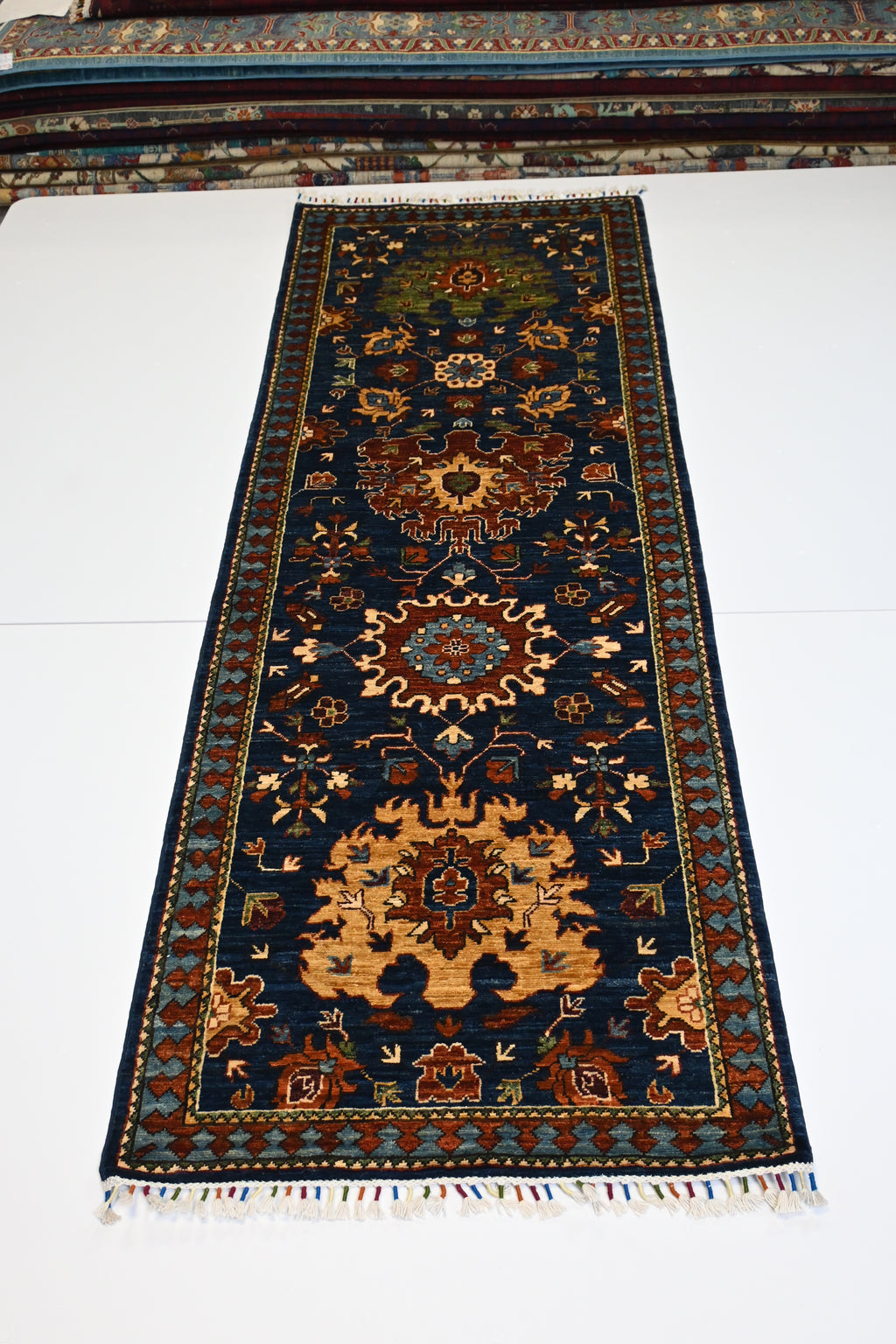 Sultanî El Dokuma Yolluk | 245x082 cm – 35x40 İlmek – %100 Yün – Doğal Boya – Yeni Dokuma