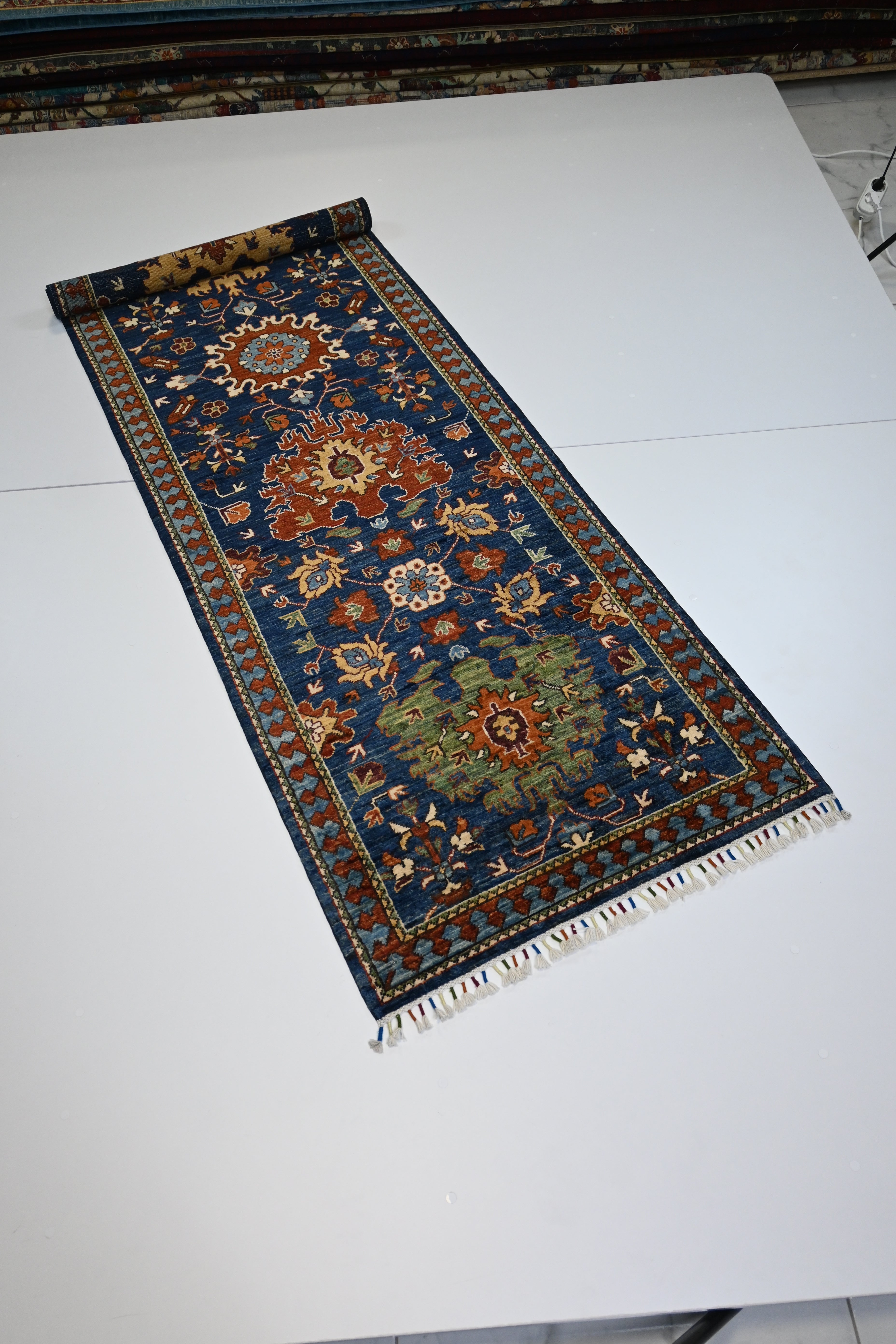 Sultanî El Dokuma Yolluk | 245x082 cm – 35x40 İlmek – %100 Yün – Doğal Boya – Yeni Dokuma