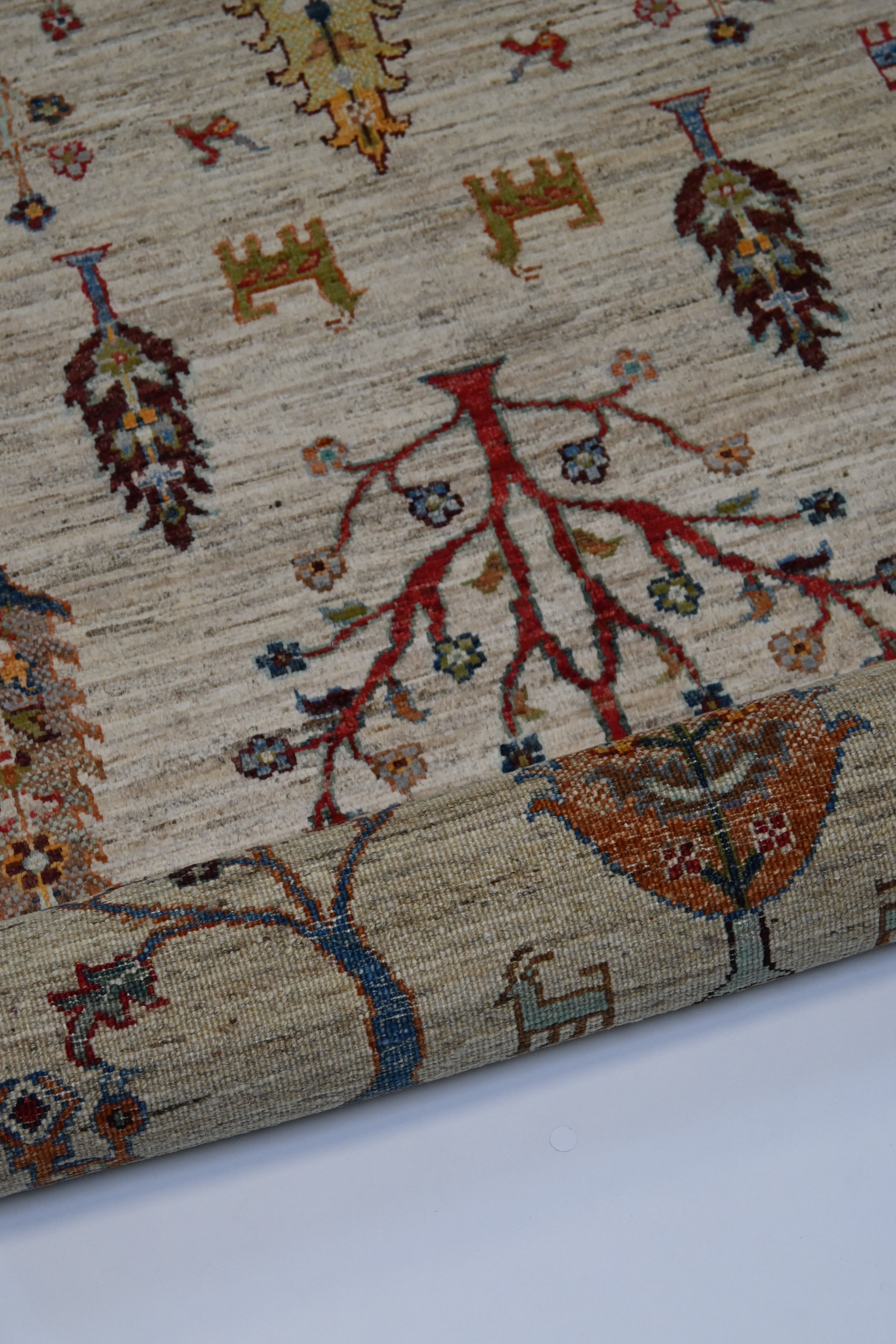 Gabbeh El Dokuma Yolluk | 311x82 cm | 35x40 İlmek | %100 Doğal Yün – Doğal Boya | Otantik Afgan Yolluk – Yeni Dokuma