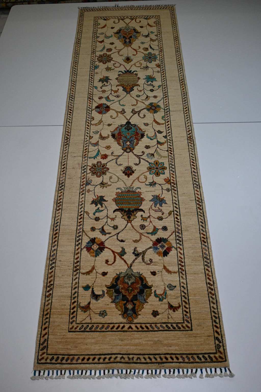 Ziegler (Chobi) El Dokuma Yolluk | 296x085 cm – 35x40 İlmek – %100 Yün – Doğal Boya – Yeni Dokuma