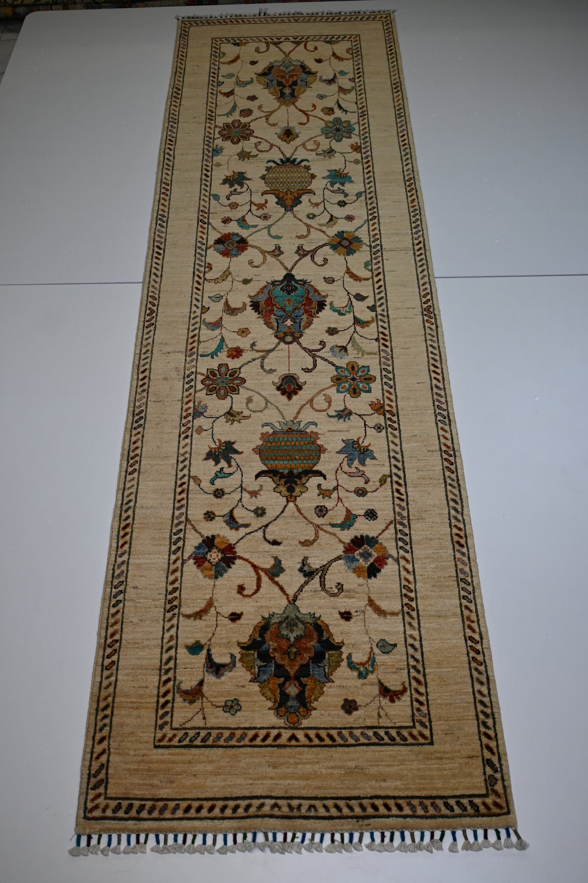 Ziegler (Chobi) El Dokuma Yolluk | 296x085 cm – 35x40 İlmek – %100 Yün – Doğal Boya – Yeni Dokuma