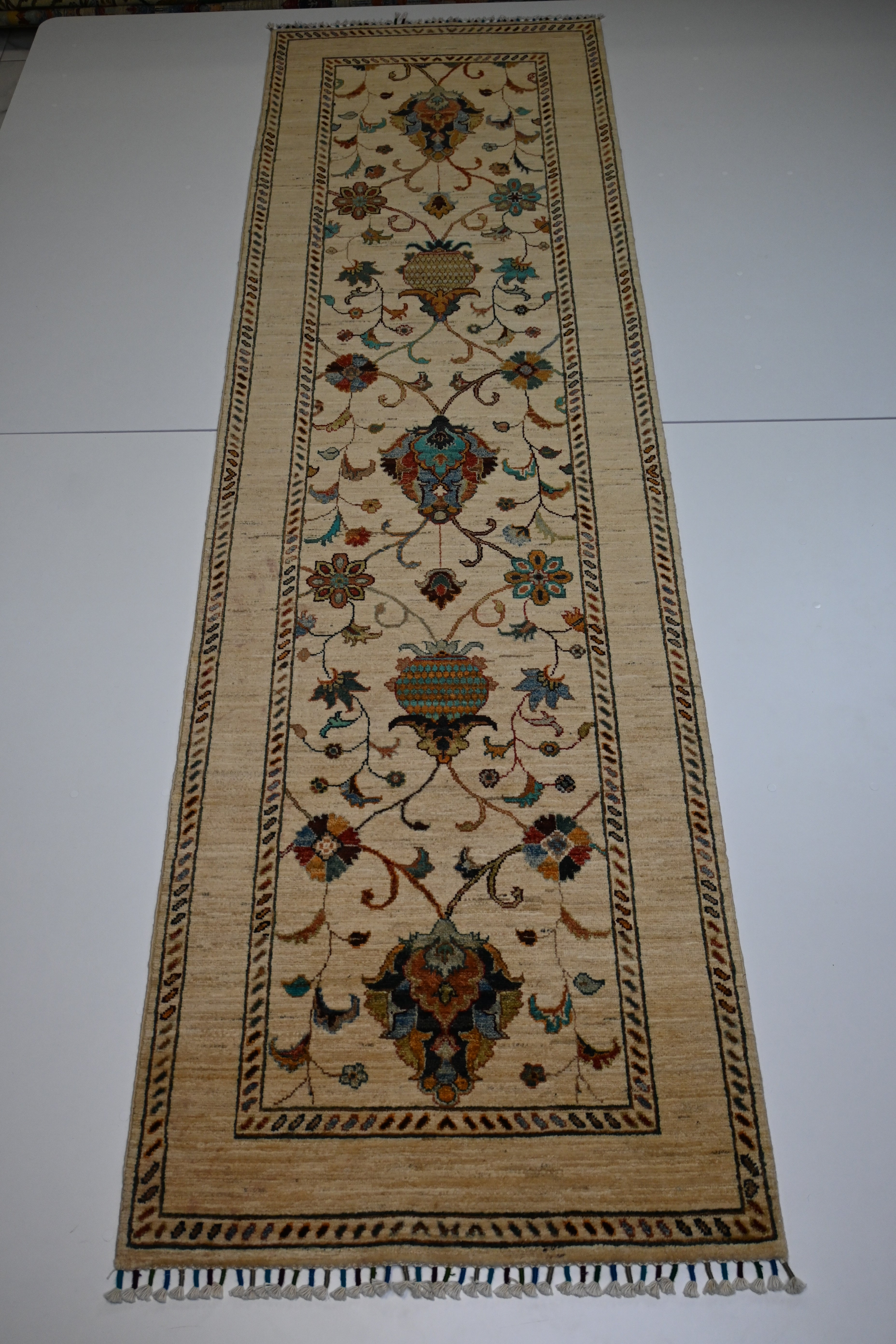 Ziegler (Chobi) El Dokuma Yolluk | 296x085 cm – 35x40 İlmek – %100 Yün – Doğal Boya – Yeni Dokuma