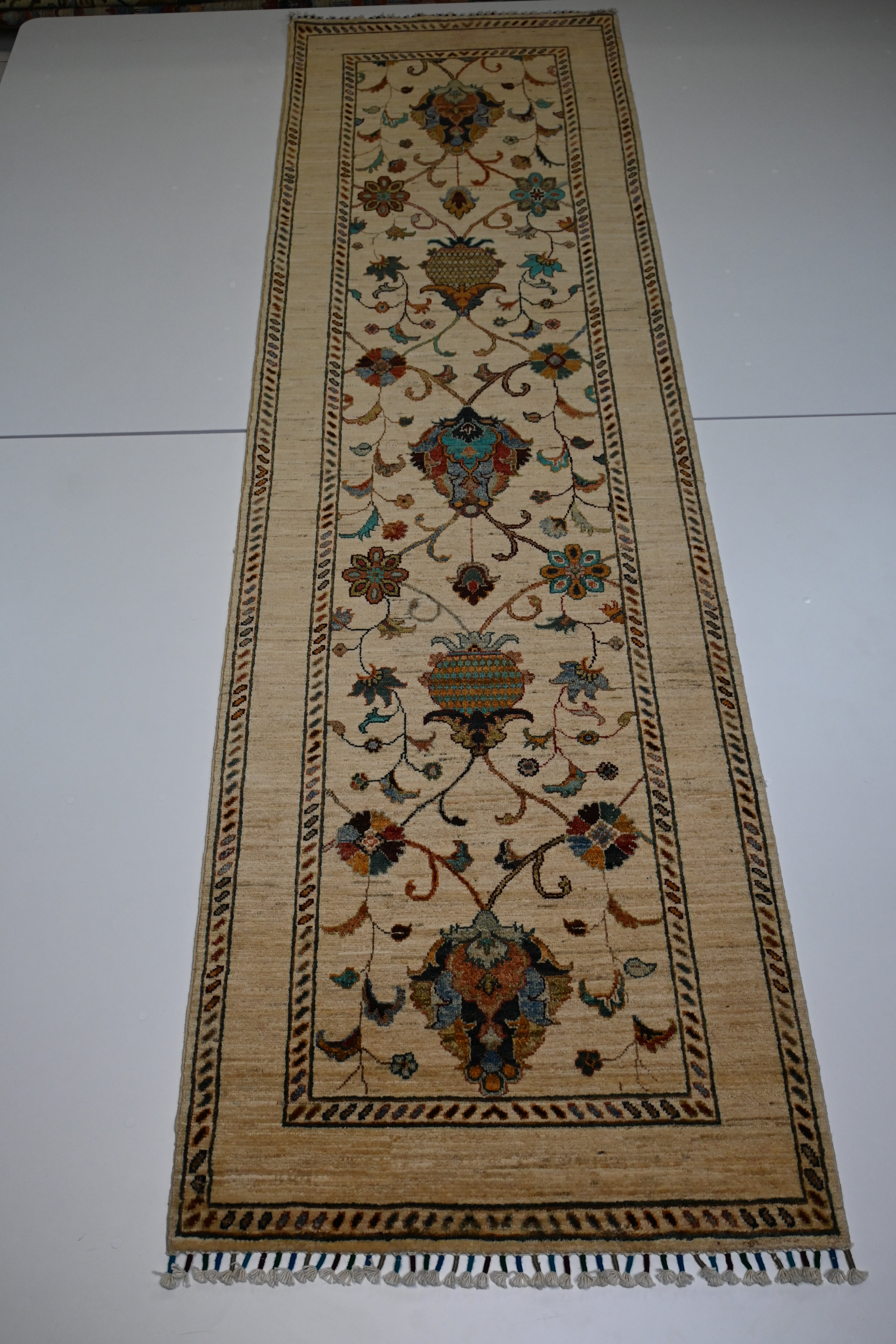 Ziegler (Chobi) El Dokuma Yolluk | 297x085 cm – 35x40 İlmek – %100 Yün – Doğal Boya – Yeni Dokuma