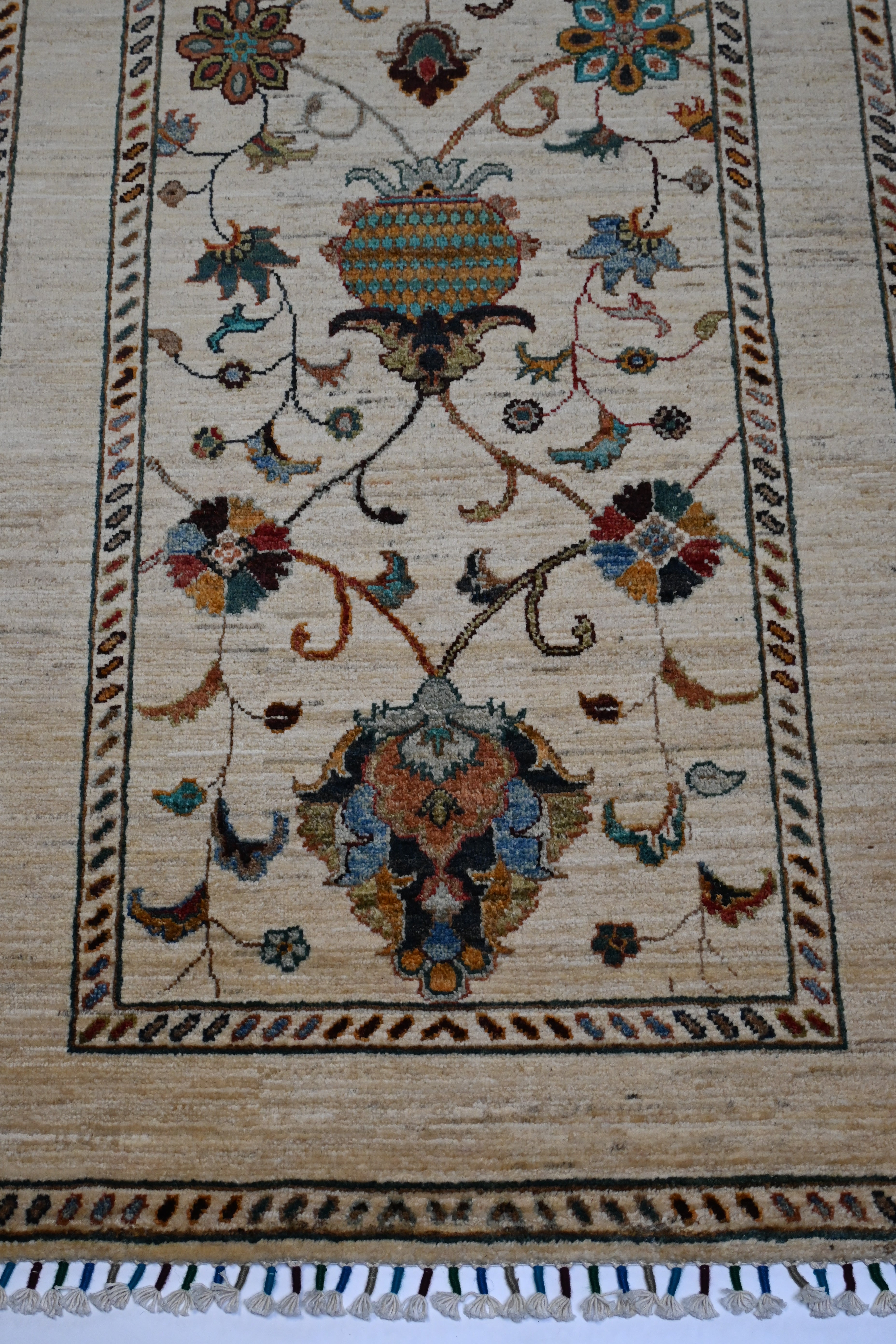 Ziegler (Chobi) El Dokuma Yolluk | 297x085 cm – 35x40 İlmek – %100 Yün – Doğal Boya – Yeni Dokuma