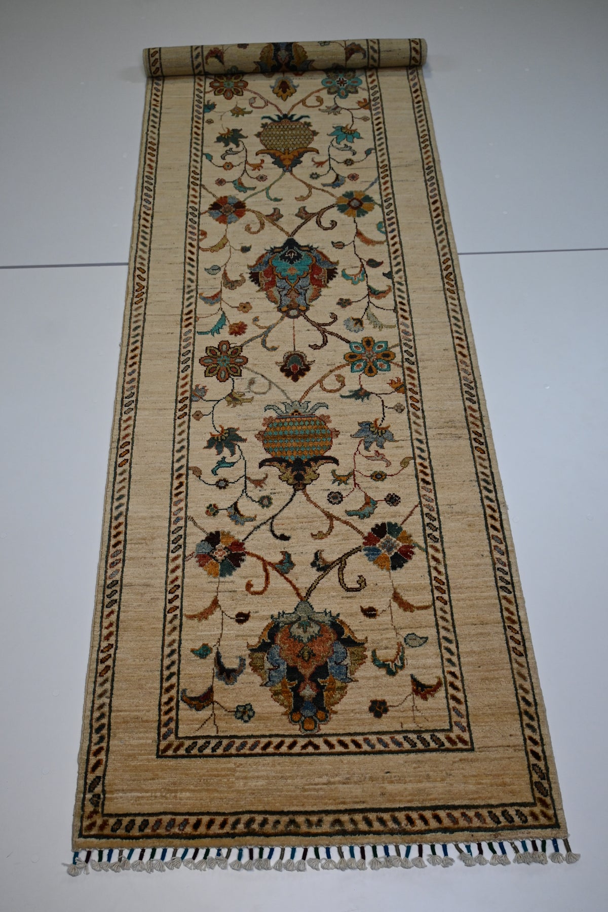 Ziegler (Chobi) El Dokuma Yolluk | 297x085 cm – 35x40 İlmek – %100 Yün – Doğal Boya – Yeni Dokuma