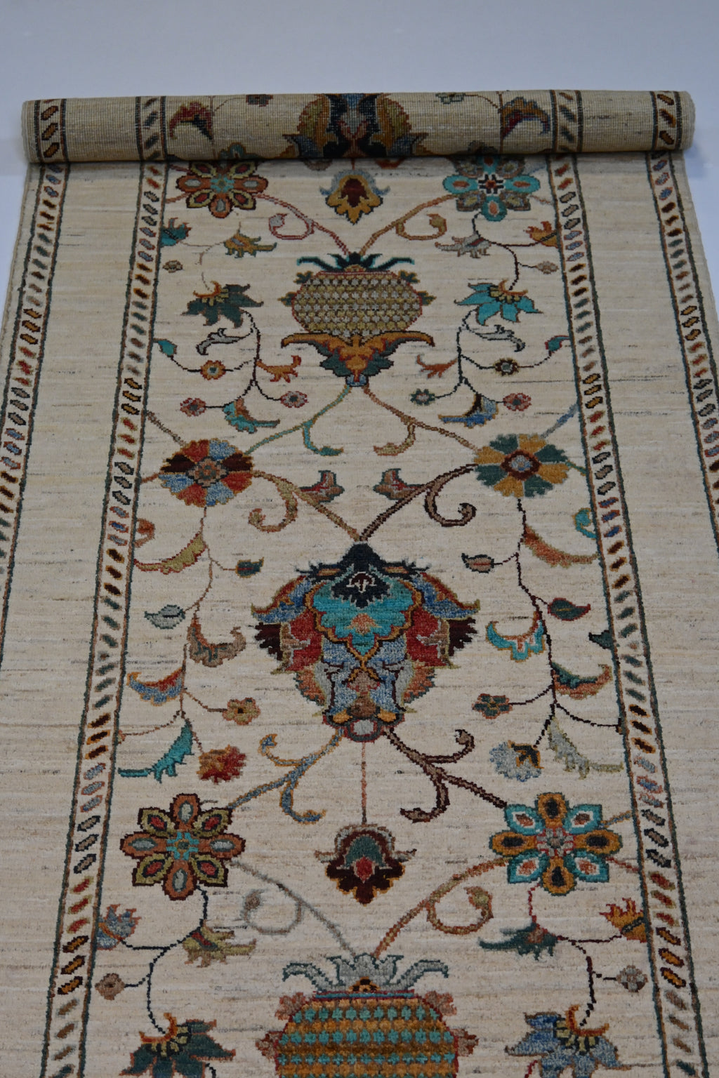 Ziegler (Chobi) El Dokuma Yolluk | 297x085 cm – 35x40 İlmek – %100 Yün – Doğal Boya – Yeni Dokuma