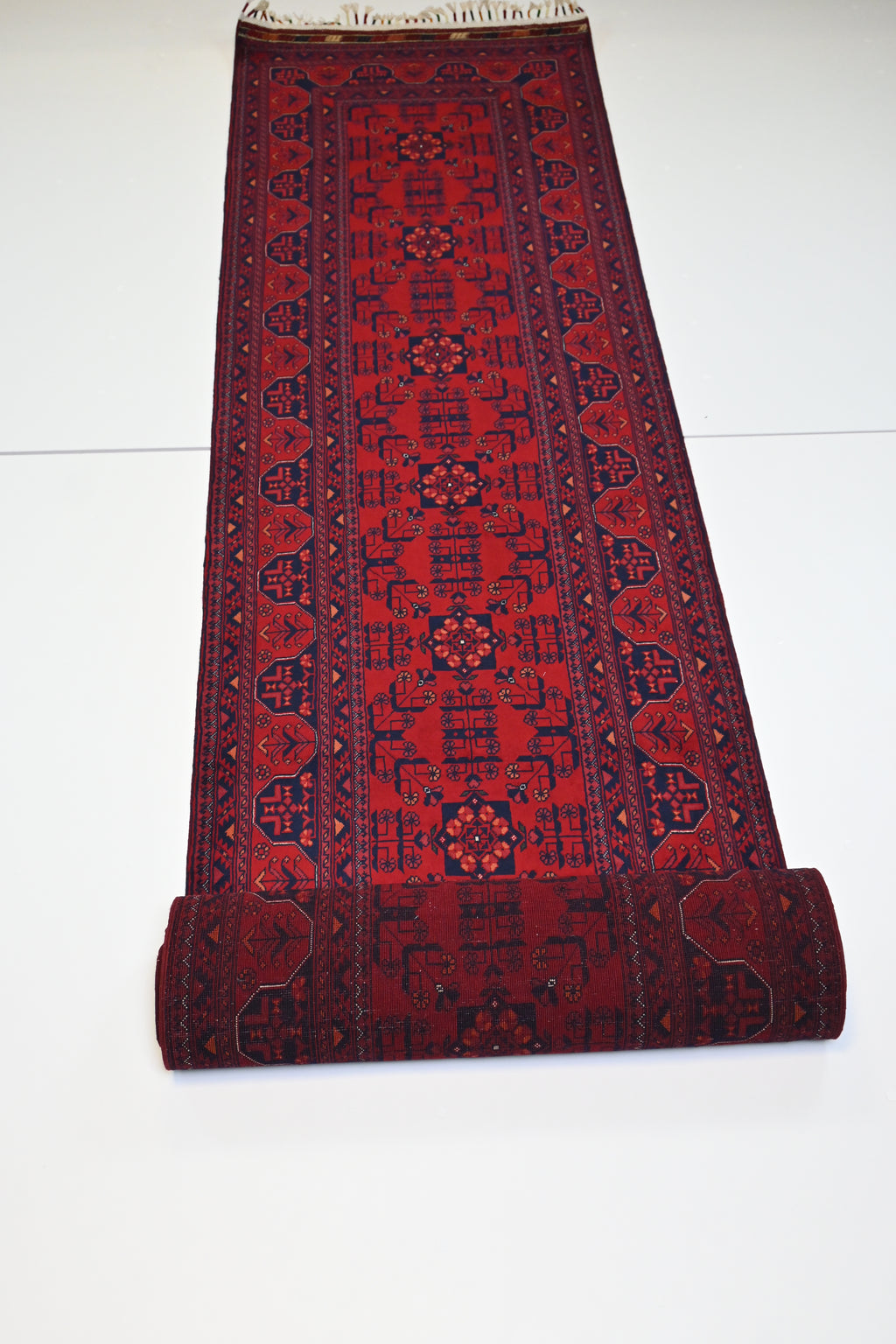 Bilcik (Buhara) El Dokuma Yolluk | 392x080 cm – 50x50 İlmek – %100 Yün – Doğal Boya – Yeni Dokuma