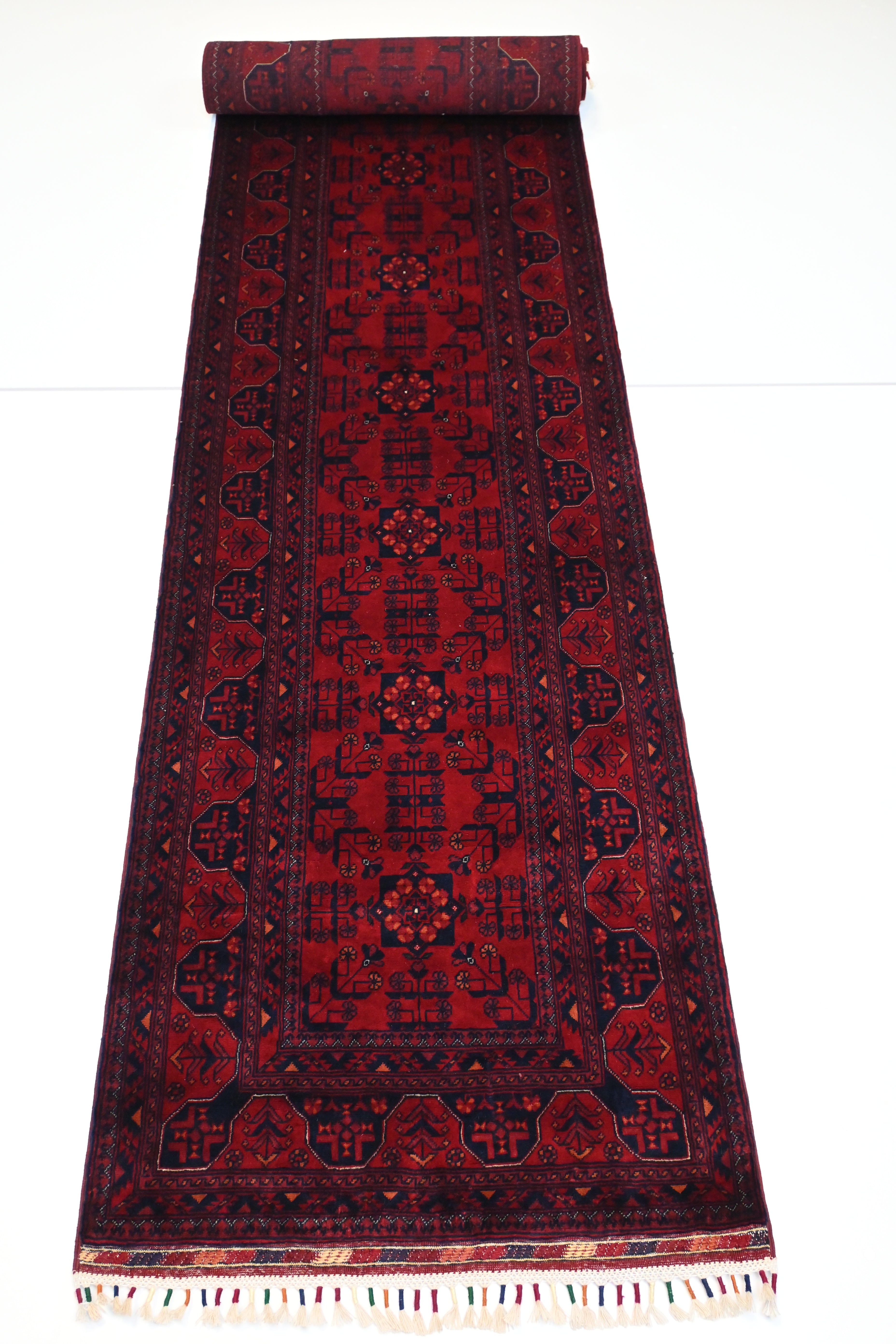 Bilcik (Buhara) El Dokuma Yolluk | 392x080 cm – 50x50 İlmek – %100 Yün – Doğal Boya – Yeni Dokuma