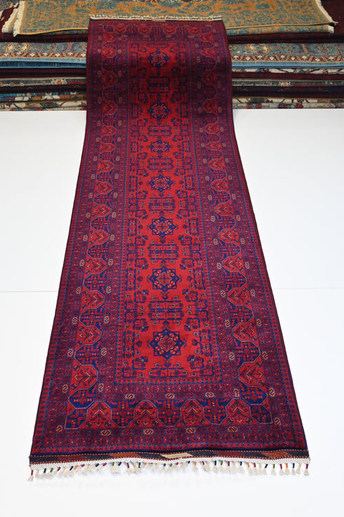 Bilcik (Buhara) El Dokuma Yolluk | 296x084 cm – 50x50 İlmek – %100 Yün – Doğal Boya – Yeni Dokuma