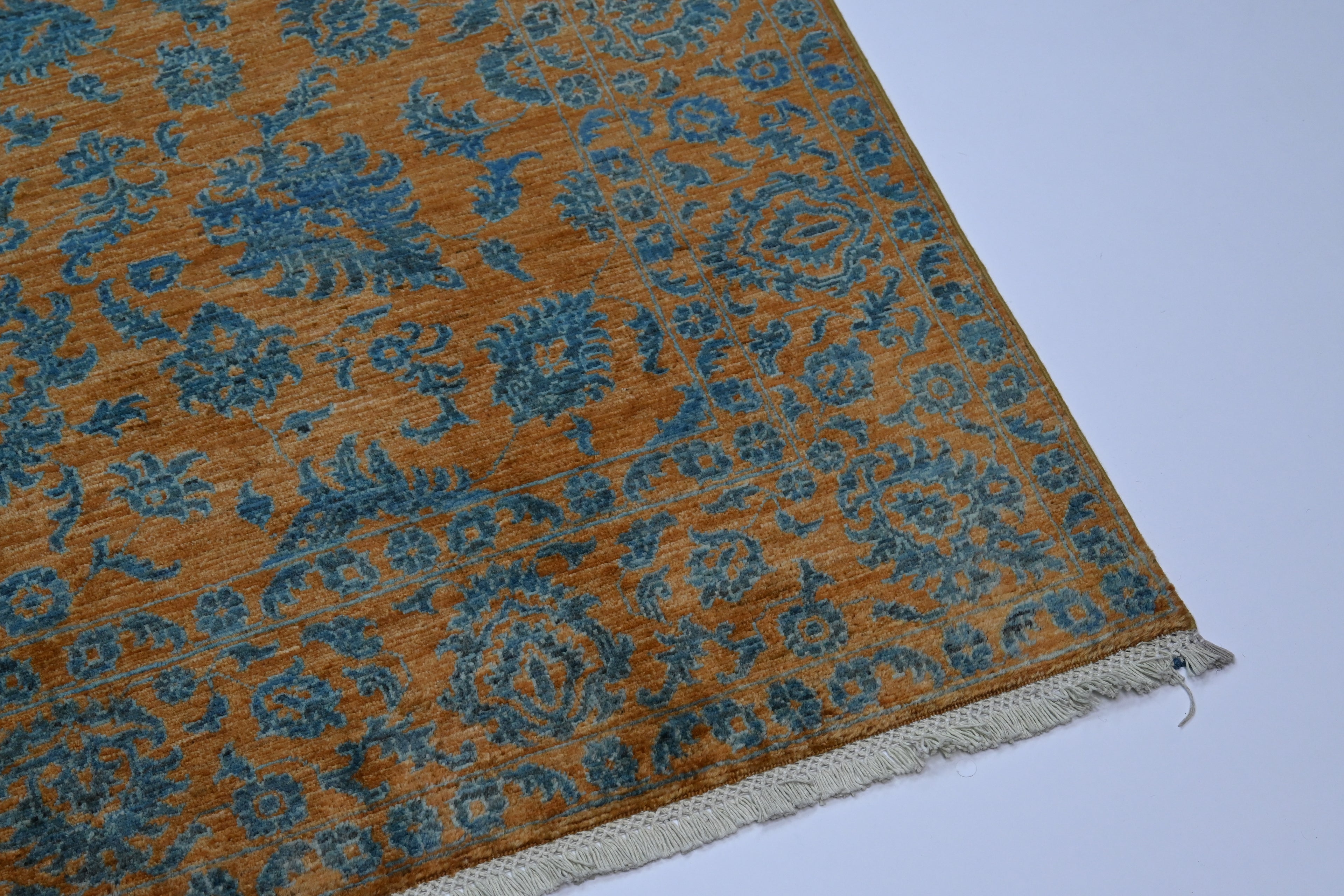 ZIEGLER (CHOBI) EL DOKUMA HALI | 198x150 CM – 35x40 İLMEK – %100 YÜN – DOĞAL BOYA – YENİ DOKUMA