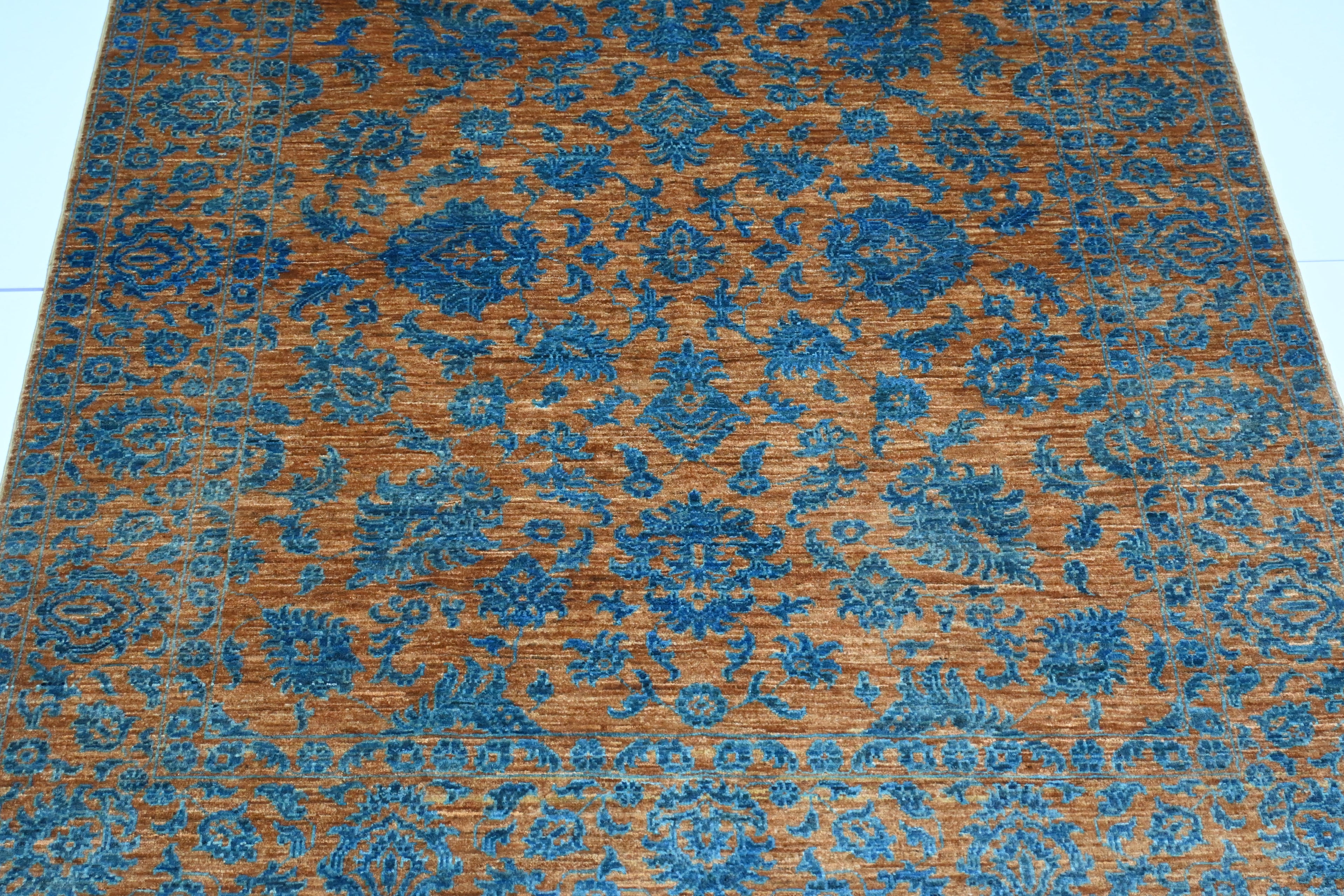 ZIEGLER (CHOBI) EL DOKUMA HALI | 198x150 CM – 35x40 İLMEK – %100 YÜN – DOĞAL BOYA – YENİ DOKUMA